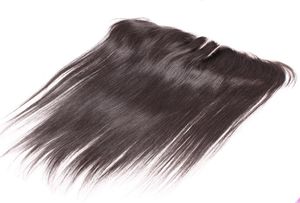 13x2 Spitze Frontal Haarstücke 820inch Brasilianische Haarverlängerungen Ohr -Ohr -Ohr -Spitze Frontal 3 -Wege -Spitzenverschluss Seide gerade 1001327891