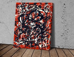 Jackson pollock form hd canvas tryck hem dekoration vardagsrum sovrum vägg klistermärken konst bild hd canvas6124198