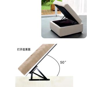 Folding Sofa Bed Spring Hinge Locker degree Cabinet Door Lift Up Stay Flap Top Support Hinges Furniture Hardware Accessories