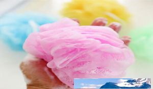 Sfera da bagno in maglie con doccia spugna di spugna di loofah a sfera morbida nylon a maglie palla per pulizia da bagno doccia HHA8728686715