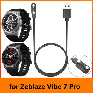 Caricatore magnetico Smartwatch 5V 1A Black Watch 60Cm/1M Cavo di ricarica Caricatore di sostituzione dell'orologio USB per Zeblaze Vibe 7/7 Pro