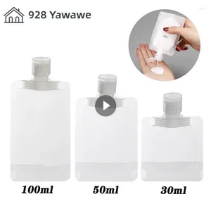 Sacos de armazenamento 30/50/100ml de shampoo fluido de maquiagem sub -garrafa embalagem