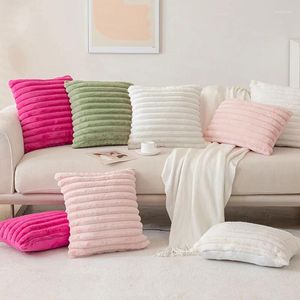 Pillow 45X45CM Faux Fur Velvet Covers Cases Home Bedroom Sofa Decorative Winter Office Pillowcase Case Decor