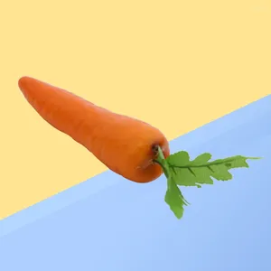 Декоративные цветы 5 шт. Фальшивые моркови моделирование овощей украшения модели аксессуары искусственные