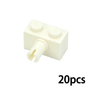 20PCS MOC Bricks Compatible 2458 1x2 Bring a Bolt Thick Building Blocks Parts DIY Educational Assembles Particles Spare Toys