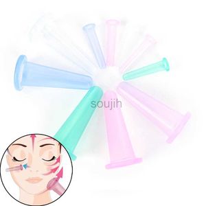 Facce Massager 1pcs Silicone Health Care Face Eye Anti Age Cups Facial Lifting Coppe di silicone sanitario 240409