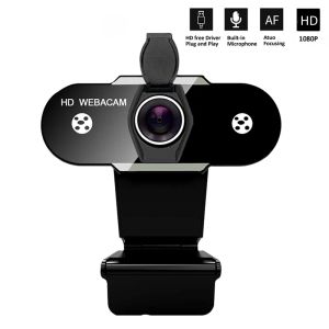 Webbkameror 2k Full HD 1080p Webcam Computer PC Web Camera med mikrofon ForLive Broadcast Video Calling Conference Workcamara Web Para PC