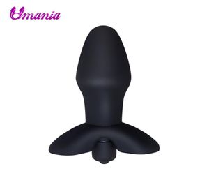 Wibrująca wtyczka Anal Anal Sex Toys Silikon Anal Anal Grade Medical Grade Anal Trener Elastyczna wodoodporność dla mężczyzn Toy S1018997798