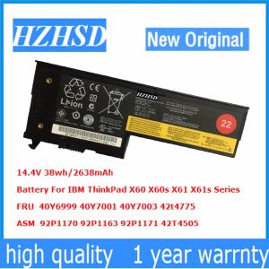 Piller 14.4V 38Wh/4cell Yeni Orijinal Dizüstü Pil 40Y7001 42T4776 92P1168 92P1170 42T4505 92P1167 IBM ThinkPad x60 x60s x61 x61s