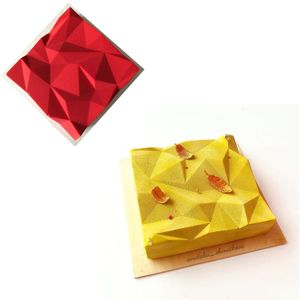 4 Style Irregular Cube Shaped Silicone Mold DIY Mousse Silicone Cake Mould Muffin Bread Cake Tool For Baking Pastry Mold