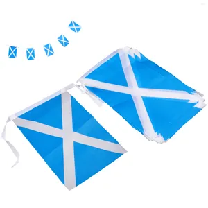 Украшение вечеринки Scotland String Flags Декор дома спортивные спортивные декоративные клубы The Banner Hanging Garden Pull Polyester Pennant