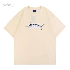 2023 Summer Mens Designer T Shirts Trends Brand KITH Rabbit Paper Cutting Spider Print Round Neck Loose Casual Cotton T-shirt Men and Women Graphic Tee 739