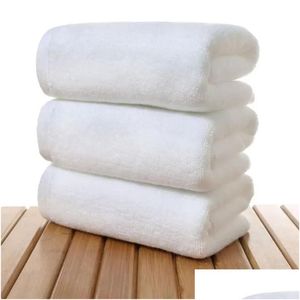 Ręcznik czysty bawełna nie kłaczysta dom el chłonny 32 Strand Soft Wash kąpiel hurtowa mężczyzn Kobiety myjki z upuszczeniem dostawy ogrodu tkaniny dhxfx