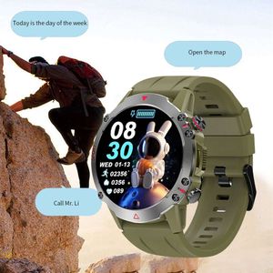 Huaqiangbei Nowy S611 Outdoor Trzy obrona Smart Watch Bluetooth Call Tętno, ciśnienie, natlenienie krwi i kroki ćwiczeń