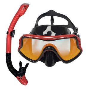 Top -Qualitäts -Tauch -Maske -Schnorchel -Set mit Antifogspray für Erwachsene.