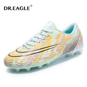 Dr.Aegle Soccer Shoes Man TF/FG Sohle Nicht-Schlupf-Fußballstiefel Erwachsene Kinder Outdoor Training Futsal Sneakers Heißverkaufsgröße 30-45