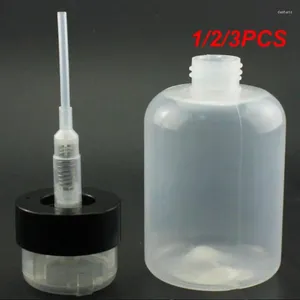 Lagringsflaskor 1/2/3 st tom pump dispenser nagellack flytande alkoholborttagare renare flaskkonstverktyg 210 ml manikyr skönhet