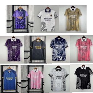 Chinese Dragon Pink Football Shirt Thailand BELLINGHAM VINI JR Soccer Jerseys Tchouameni Hot Sale 2023/2024 Real Madrids CAMAVINGA ALABA Rodrygo Men