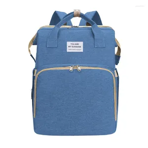 Школьные сумки подгузник складной кремовый мешок для мамочки Многофункциональная большая портативная мама и ребенок можно подвереть коляску
