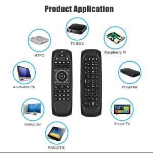 G7R Pro/G7V Pro Air Mouse smart home Gyroscope/2.4G Voice/Backlight/IR Learning Remote Control for Android tv box