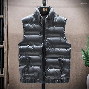 Men's Jackets Cotton Vest Thermal Autumn And Winter Stand Up Collar Jacket Puffer Jaqueta Veste Homme