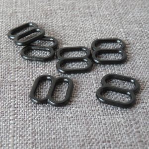 5pcs/lotto da 10 mm cinguettaggio da gatto a gatto slider cupola triplo-glide borse blima con fibbia con fibbia per cappelli per cappelli per cappelli accessori per cappelli.