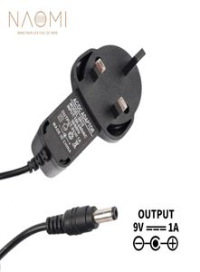 Naomi Netzteil Ladegerät 9V 1A UK Netzteil Adapter Ladegerät Schwarz für Gitarrenffekte Pedal Teile UK Stecker Gitarrenzubehör7260185