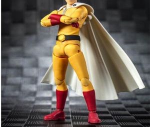 В наличии Great Toys Dasin Anime One Punch Man Saitama Action Figure GT Model Toy 112 T2001184569670