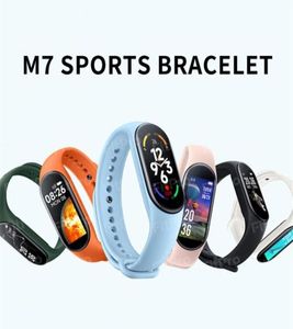 Neues M7 -Armband Smart Watch Wristbänder Frauen Männer Kindsport Smart Update Live Wallpaper Herzfrequenzerblattgeschenk SmartW1805120