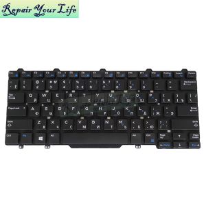 Keyboards US RU Russian keyboard for Dell latitude 13 3340 3350 E5450 E5470 E7450 0XGXRH XGXRH Laptop Parts keyboards Original