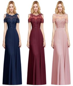 BabyonLinedress Luxury Lace Pearls Long Evening Dresses 2020 Sexig Tulle pärlsparti Prom -klänningar Eleganta Evening Prom -klänningar CPS968948001