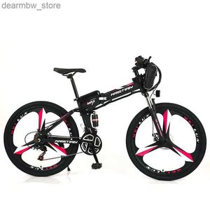 Bikes 26 Inch Folding Bag Ectric Lithium Battery Mountain Bike Adult Variab Speed Off-road Power Assisted Ectric Bicyc L48