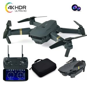 Drone E58 4K HD Drone Taşınabilir Katlanabilir Geniş Açılı Hava Fotoğrafçılık Drone Hiddes Bekleme Modu Quadcopter RC Drone İzleme Atışı