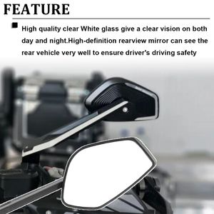 R1300GS 2024 Motorcycle Rearview Mirror For BMW R1250 1200GS ADV F900R G310GS S1000XR Aluminum Adjustable Side Rear View Mirror