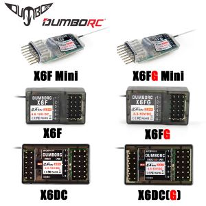 dumborc x6fg x6f x6dc x6dcg bl3f（g）2.4g 6chレシーバーx6 x4 x4トランスミッターリモートコントローラーRCカーボートLEDライト