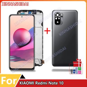 6.43 AA+ For Xiaomi Redmi Note 10 4G LCD with Frame M2101K7AG Touch Panel Screen Digitizer For Redmi Note 10S Display M2101K7A