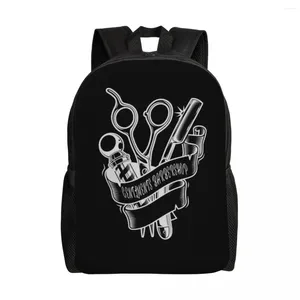 Mochila Mochila Gentlemens Barbershop Backpacks Homens Mulheres Bookbag de moda para escolar