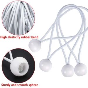 10pcs Outdoor Backpack Akcesoria Elastyczne więzi Butelka wody Stałą kulkę Bungee Bungee Cord Elastyczne mocowanie namiotu