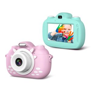 Kameras 3 -Zoll -Touchsbildschirm Kamera vorne und hintere Dual -Objektiv 28MP Kinderkamera FHD 1080p Child Video Camcorder