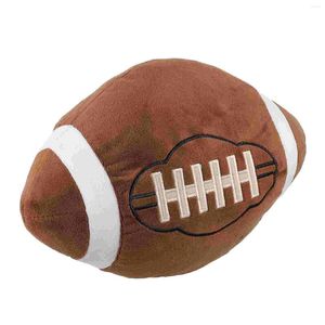 枕フットボールスポーツおもちゃラグビー型のスタイルスローシートチェアパッドギフト装飾ぬいぐるみソファ装飾