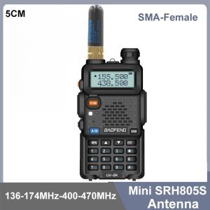 SRH805SアンテナハイゲインSMA-FEMALE UVK5 UV K6 UV-5RプラスDM-1701 805ショートアンテナダイアモンドデュアルバンドUHF VHFラジオアクセサリー