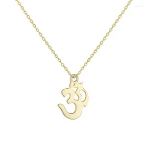 Catene 925 Silver Women Necklace Yoga Ciondo