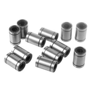 1pc LM3UU LM4UU LM5UU LM6UU LM8UU LM10UU LM12UU LM16UU LM20UU LINEAR BALL LAWER BUSHING STEEL ROFS FÖR 3D -skrivare