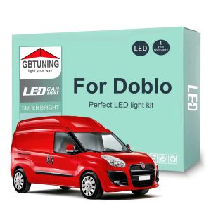 8pcs LED-Innenausgleitetkit für Fiat DoBlo 2000-2013 2014 2015 2016 2017 Auto Reading Dome Trunk Fahrzeug Indoor Lampe Canbus