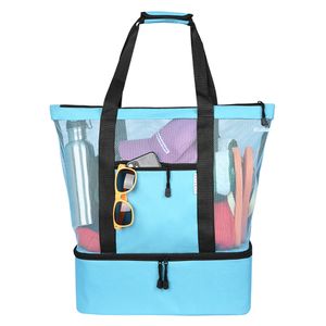 Beach Bag Outdoor Travel Storage Bag Insulated Cooler/Warmer Handbag Large Capacity Beach Tote
