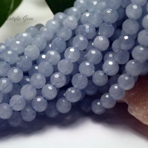 Meihan Wholesale 6mm 8mm Brasile Brasile Aquamarine sfaccettate perle sciolte rotonde per gioielli che producono bracciale design fai -da -te
