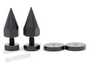 Altoparlanti 1 set/4pcs m6 thread altoparlanti per altoparlanti amplificatore record di supporto per altoparlanti picchi di altoparlanti per altoparlanti cono cono piede cuscinetto 40 mm