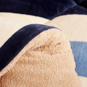 Flamingo Flannel Quilt inverno caldo trapunta di lana addensato/ piumino/ agnello coperta in tessuto set di biancheria da letto