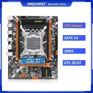 Motherboards MACHINIST X79 Z9 D7 PRODIÇÃO MERTIMENTO LGA 2011 Suporte CPU SUPORTE Xeon E5 V2 Processador DDR3 ECC ou Non ECC Memória RAM SSD 3.0 NVME M.2 NGFF