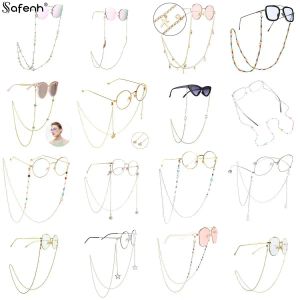 Eyewear Chain Holder Eyeglass Strap Reading Glasses Hanging Chain Sunglasses Spectacle Holder Neck Cord Glasses Slip Metal Chain